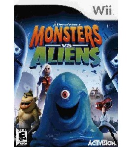 Wii - Monsters vs Aliens Wii - Monsters vs Aliens