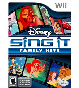Wii - Disney - Sing It - Family Hits Wii - Disney - Sing It - Family Hits