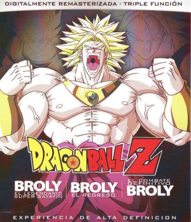 Blu-ray - Dragon Ball Z - Broly Triple Feature (Broly/Broly Second Coming/Bio-Broly) Blu-ray - Dragon Ball Z - Broly Triple Feature (Broly/Broly Second Coming/Bio-Broly)