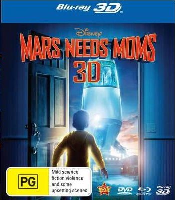 Blu-ray 3D - Mars Needs Moms Blu-ray 3D - Mars Needs Moms